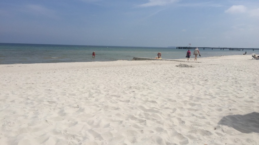 Nur eine Stunde von Hamburg entfernt ist Scharbeutz/Timmendorfer Strand. Strand Scharbeutz